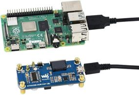 img 2 attached to Waveshare Ethernet/USB HUB HAT (B) для серии Raspberry Pi - 1x порт RJ45 Ethernet и 3X порта USB 2.0