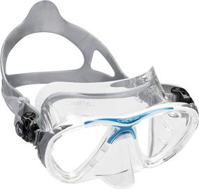 img 4 attached to Cressi High-End Scuba Diving Mask for Adults, Crafted with Revolutionary Crystal Silicone - Big Eyes Evolution Crystal: Italian-Made