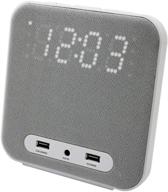 hannlomax hx 145cr - будильник с цифровым зарядным устройством. логотип