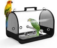portable and lightweight blue mars bird carrier – travel cage for pets birds logo
