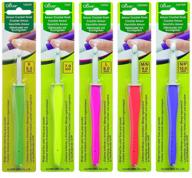 🍀 clover amour crochet hooks: 5-piece set ideal for thick yarns logo
