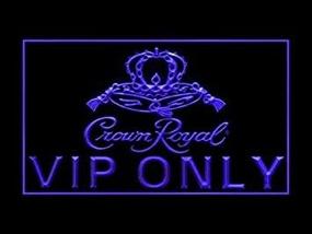 img 4 attached to 👑 Crown Royal Whiskey Exclusive VIP LED Light Sign