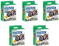 fujifilm instax wide instant films - pack of 5 for fuji instax wide 210, 200, 100, and 300 logo