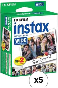img 1 attached to Fujifilm Instax Wide Instant Films - Pack of 5 for Fuji Instax Wide 210, 200, 100, and 300
