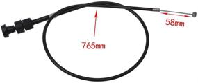 img 3 attached to 🔧 GOOFIT 30.12&#34; High-Performance Hand Choke Cable for 250cc Water-Cooled ATV