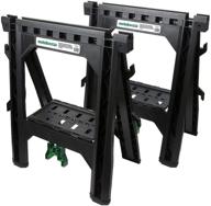 🪚 metabo hpt folding sawhorses, 2-pack, 1200 lb capacity - model 115445m logo