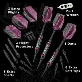 img 3 attached to 🎯 Viper Vanity Soft Tip Darts: Dart Bitch, 16 Grams - Storage/Travel Case Included