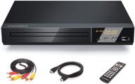 sandoo dvd player for tv with hdmi, 📀 region free, 1080p hd, usb port | pal/ntsc/auto support logo
