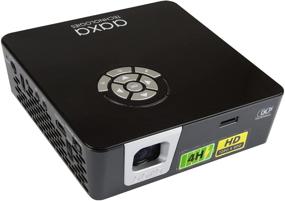 img 3 attached to 📽️ AAXA P6X 1000 люменов батарейный проектор, долговечный аккумулятор на 4 часа, портативный мини-проектор, поддержка DLP 1080p, 30 000 часов LED, 15000 мАч Powerbank, вход HDMI/USB/microSD, ультраяркий батарейный пико-проектор