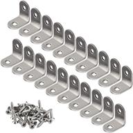 stainless steel bracket brackets 25x25mm 🔩 for furniture: strong and stylish support solution logo