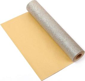 img 2 attached to 🍾 Champagne Glitter Wallpaper - Peel and Stick Roll for Sparkling Decor - Self-Adhesive Craft Fabric (17.4in x 16.4ft) - One Roll