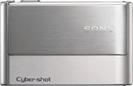 📷 цифровая камера sony cybershot dsc-t70 8.1мп: точный 3х оптический зум и суперстабилизация изображения super steady shot (серебристая) логотип
