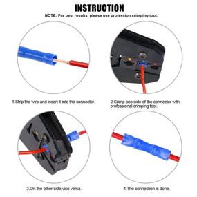 img 1 attached to 🔌 Glarks Electrical Insulated Terminals Connectors: Ideal Solution for Industrial Wiring & Connecting