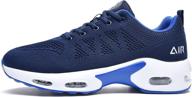 👟 pasick men's air running shoes: lightweight knitting sneakers for tennis, jogging, gym & fashion logo