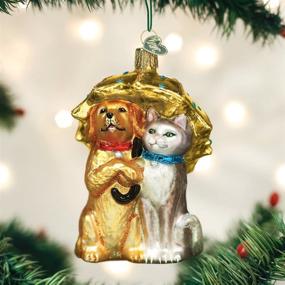 img 3 attached to 🎄 Charming Old World Christmas Glass Blown Ornaments - Perfect for Pet Lovers; Featuring Cats and Dogs for Your Christmas Tree