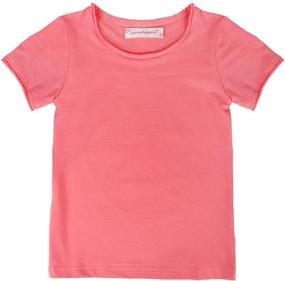 img 4 attached to JerrisApparel Little Crew Neck T Shirt Watermelon Girls' Clothing