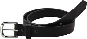 img 2 attached to 👔 Premium Men's Accessories: Black Leather Belt for Men