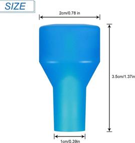 img 1 attached to 💧 Skylety 12-Piece Hydration Pack Bite Valve Replacement Mouthpiece with Universal Bite Valve Cover for Water Backpacks and Bladder Packs