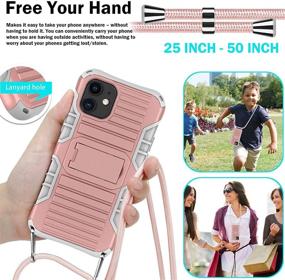 img 3 attached to E-Tree Crossbody Lanyard Case For IPhone 12 Mini 5 Cell Phones & Accessories