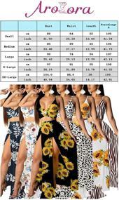 img 1 attached to 👗 Aro Lora Women's Printed Two Piece Set - Stylish Women's Clothing Dresses