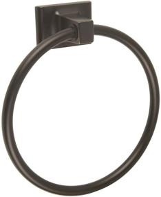 img 4 attached to 539239 Oil Rubbed Bronze Millbridge Bath Accessories: Towel Ring