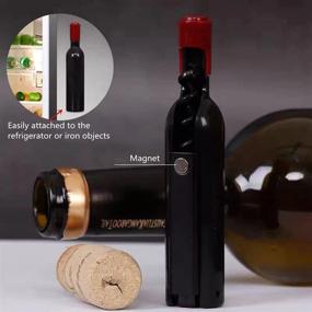 img 2 attached to 🍷 Wine Bottle Opener & Corkscrew - Multifunctional Tool for Wine & Beer, Ideal Gift for Wine Lovers