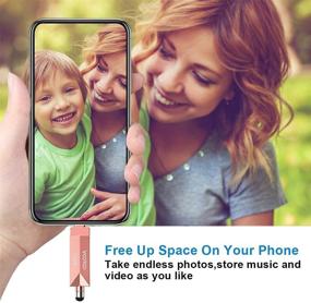 img 1 attached to VOOTOO USB 3.0 флеш-накопитель 512 ГБ - розовое золото: Совместим с iPhone, Android и другими устройствами.