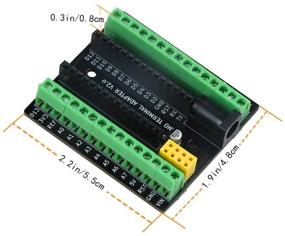 img 1 attached to 🔌 Расширительная плата Emakefun для терминала Arduino Nano V3.0 AVR ATMEGA328P с расширительным интерфейсом NRF2401+ и интерфейсом постоянного тока (Пакет из 5 штук)