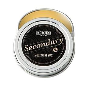 img 3 attached to 🕶️ Premium All-Natural Moustache Wax for Men: Strong Hold Secondary Wax in 1 Oz. Stainless Steel Tin