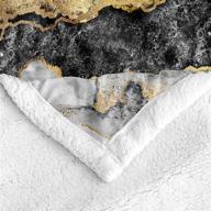 bedbay marble blanket sherpa texture logo