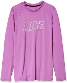 img 1 attached to Nike Womens Sleeve Rashguard Lilac