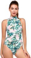 👙 axesea sleeveless printed surfing swimsuit - women's clothing logo