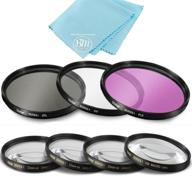 enhance your photography: 49mm 7pc filter set for canon eos m6, m50, m100 mirrorless digital camera with ef 15-45mm lens logo