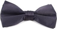 👔 style and convenience combined: young orange pre tied adjustable length boys' bow ties logo