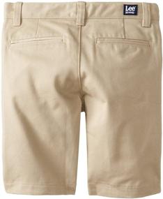 img 1 attached to 👖 Classic and Stylish Lee Boys' Twill Shorts with Flat Front