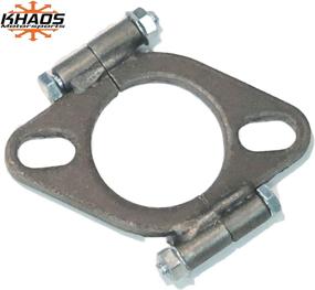 img 3 attached to 🚗 Enhance Your Vehicle's Performance with 2" inch Exhaust Flange Flat Oval Split Repair Replacement by Khaos Motorsports