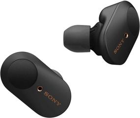 img 4 attached to 🎧 Беспроводные наушники Sony WF-1000XM3 с шумоподавлением, управление голосом Алексой и микрофоном для телефонных звонков, цвет черный - Ведущие наушники в индустрии