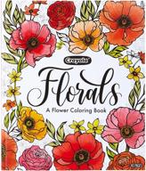 crayola flower coloring premium adult logo