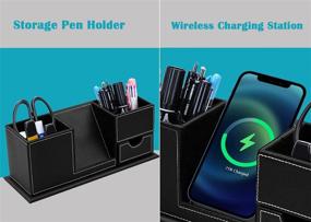 img 3 attached to EZ Winpow Wireless Charger Organizer Charging