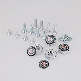 img 1 attached to HYFML Separate License Screws Cadillac Exterior Accessories