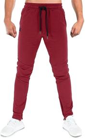 img 3 attached to Mens Jogger Casual Workout Sweatpants Pockets