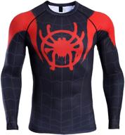 🕷️ ultimate performance: raglan spiderman printed compression x large - unleash your inner superhero! logo