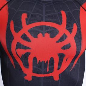 img 2 attached to 🕷️ Ultimate Performance: Raglan Spiderman Printed Compression X Large - Unleash Your Inner Superhero!