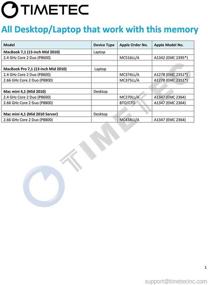 img 3 attached to Timetec 4GB DDR3 1066MHz PC3-8500 Laptop Notebook Memory RAM Module Upgrade (4GB)