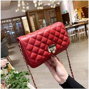 img 2 attached to Leather Shoulder Fashion Designer Crossbody Women's Handbags & Wallets for Shoulder Bags