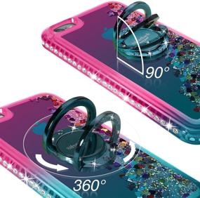 img 3 attached to Silverback Holographic Glitter Kickstand Diamond Cell Phones & Accessories