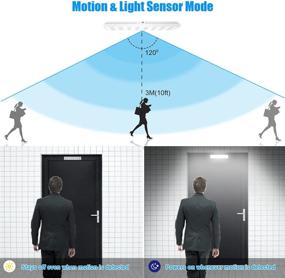 img 2 attached to 🔦 AdamStar Under Cabinet Lighting 2-Pack with Motion Sensor - 26 LED, USB/Battery Operated, Rechargeable Magnetic Closet Light - Dimmable 200LM Wireless Lights for Kitchen, Closet, Stairs