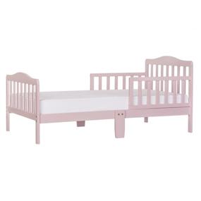 img 3 attached to 🛏️ Premium Pink Toddler Bed for a Safe and Stylish Sleep: Dream On Me Classic Design, Greenguard Gold Certified