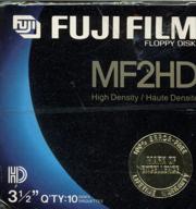fuji mf2hd density floppy disks logo