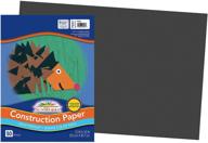 📚 sunworks construction paper, 12x18, 50 sheets - black logo